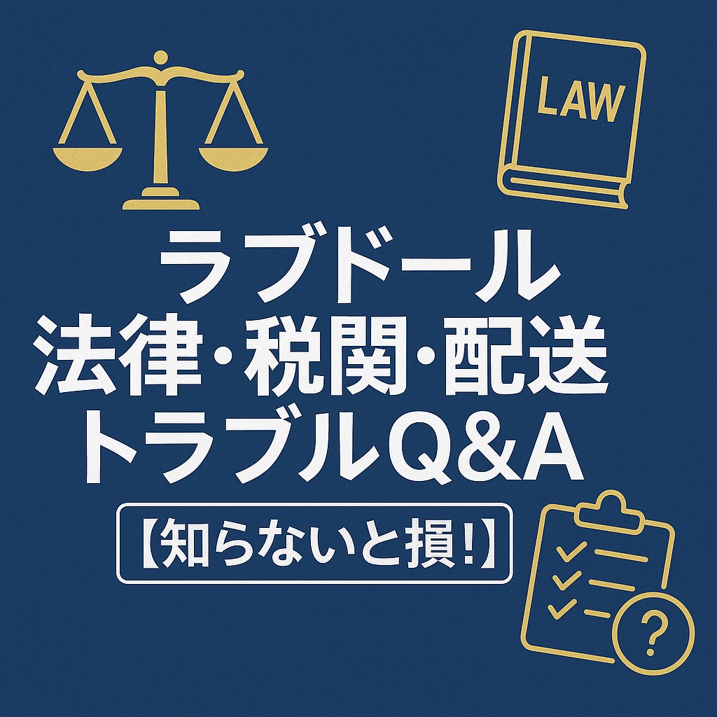 ラブドールの法律・税関・配送トラブルQ&A解説バナー(Kanadoll)